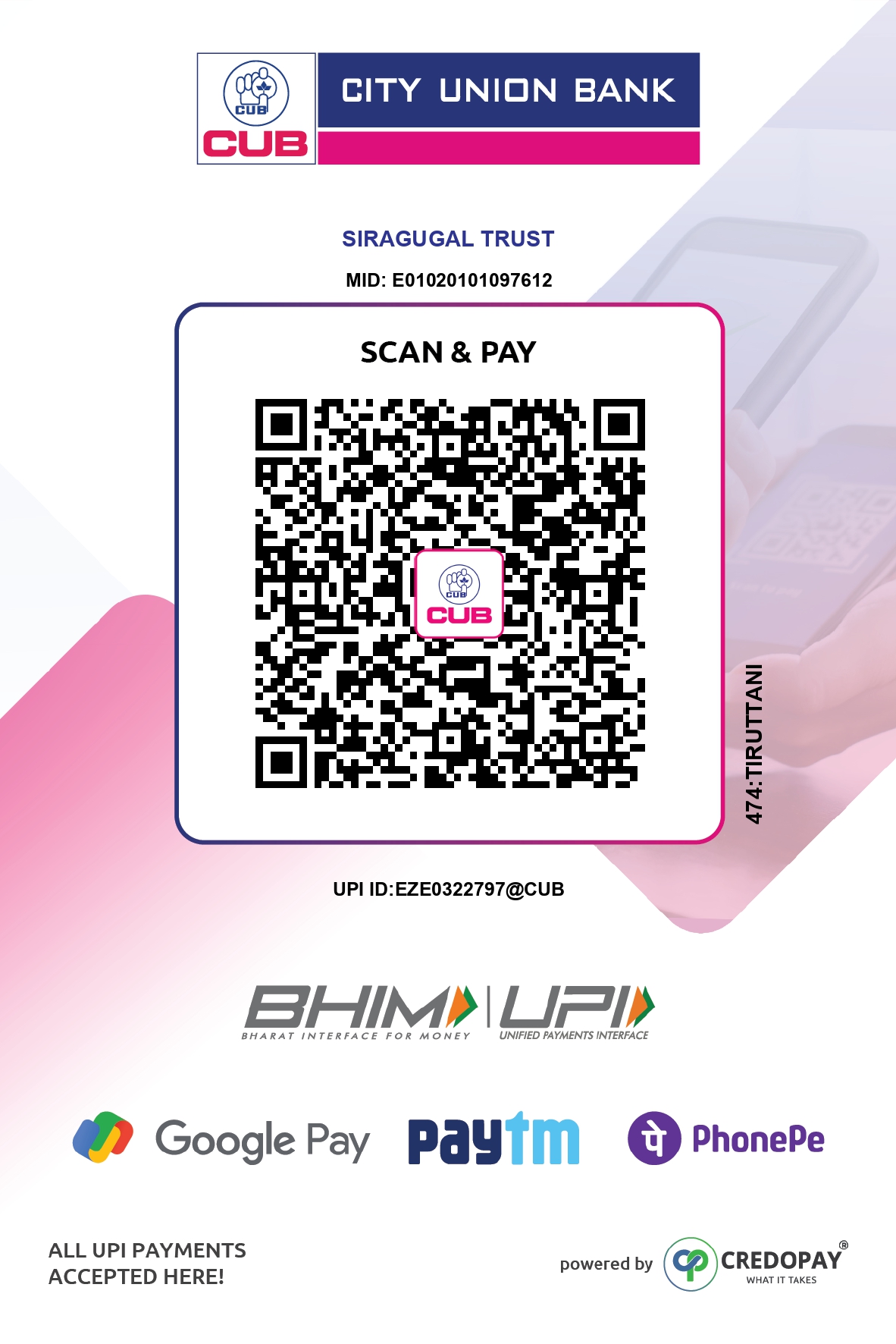 Scan & Pay QR Code